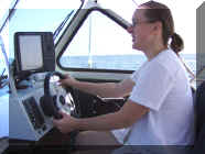 Julie driving