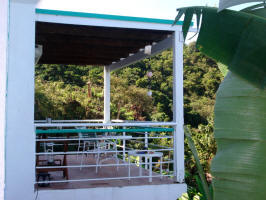 Balcony from driveway